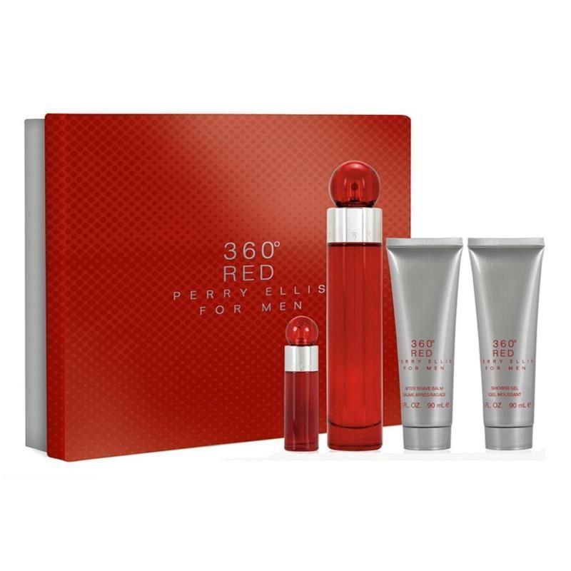 Set 4 Piezas 360 For Men De Perry Ellis Eau De Toilette 100 Ml
