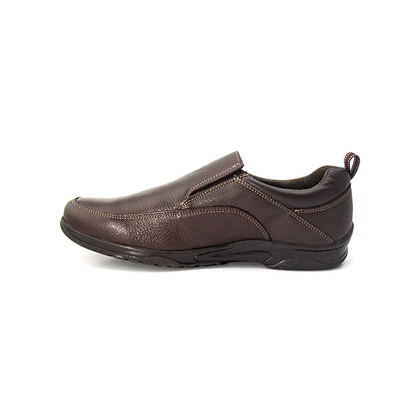 Incognita mocasín para hombre, casual, tipo piel,café 055C11