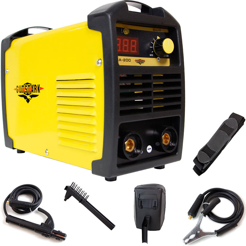 Soldadora Inversora Electrodos 200Amp 110Volts Incluye Careta Cables