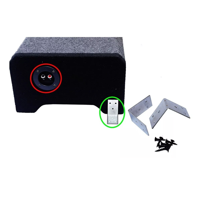 Subwoofer 10 PULGADAS Audiobahn Reforzado De 1200W Ultra Slim