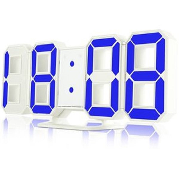 Reloj Despertador Digital Despertadores  Color Blanco