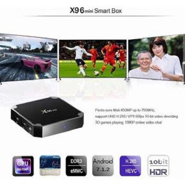 X96mini Android Tv Box Amlogic S905w 2 4ghz 4k X 2k Smart Color Negro