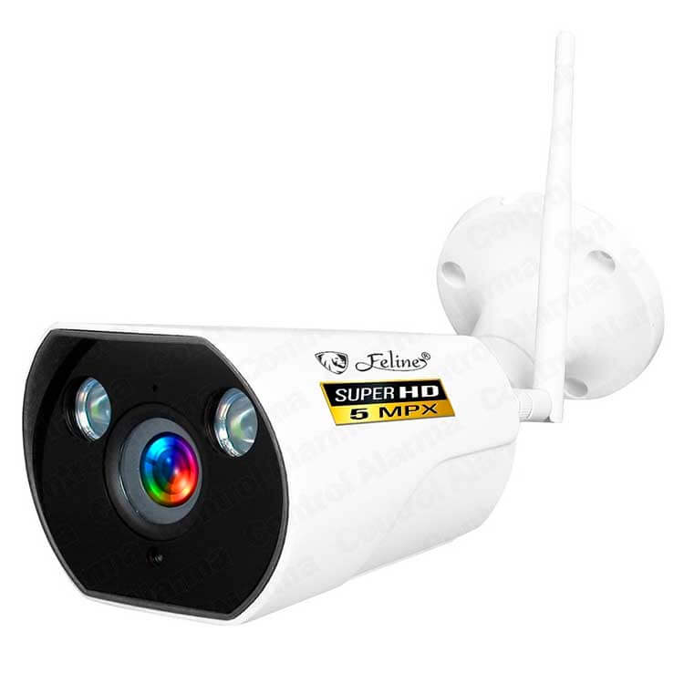 Camara Wifi Ip Ultra Full HD 5mpx Nube Deteccion Movimiento Sensor Sony Cmox Seguridad Exterior Vigilancia