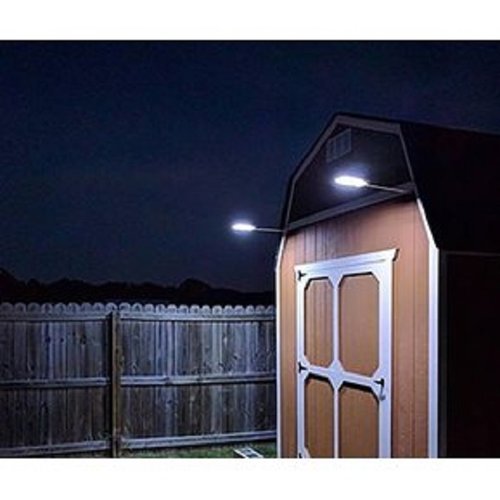 Lampara Led 15w Solar Recargable Encendido Autom Solares Exterior Reflector Modernas Casa Jardin