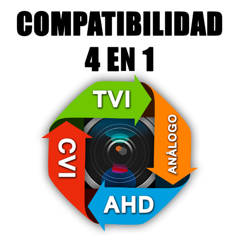 Par Balun Transceptor CCTV Video HD 4K 8 megapixeles 4 en 1