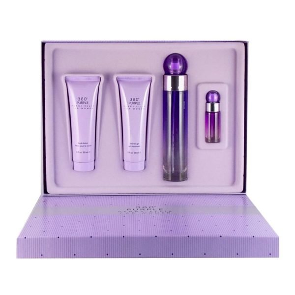 Set 360 Purple De Perry Ellis Eau de Parfum 100 ml