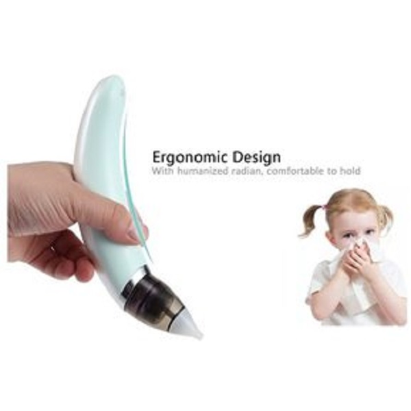 Extractor Nasal Aspirador Electrico Bebe Aspiradora Portatil Color Blanco