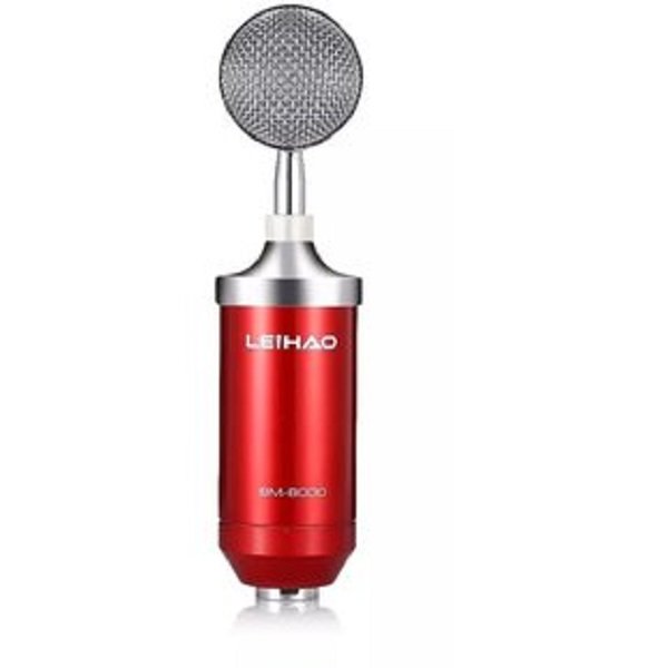 Microfono Condensador Profesional Bm8000 Color Rojo
