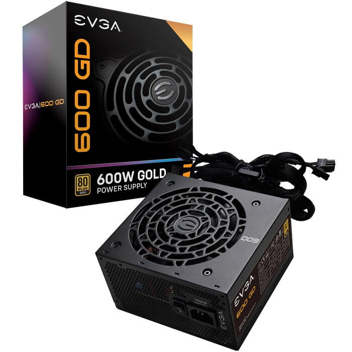 Fuente De Poder EVGA 600 GD 600W 80 PLUS GOLD 100-GD-0600-V1