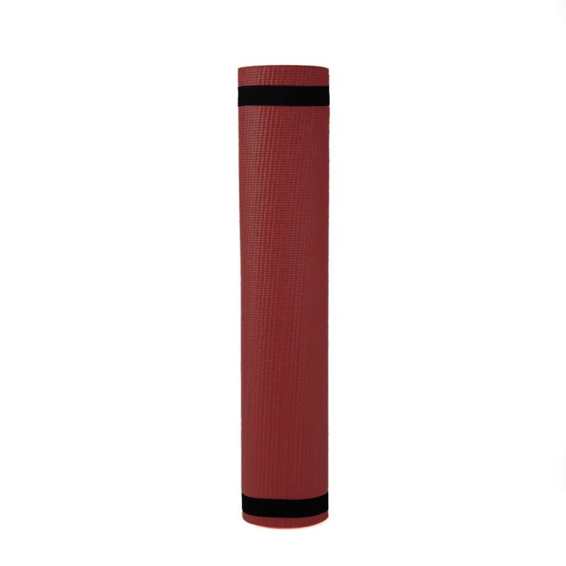 Tapete Para Yoga 3mm Rojo Con Cinta De Transportación Amazing Fitness®