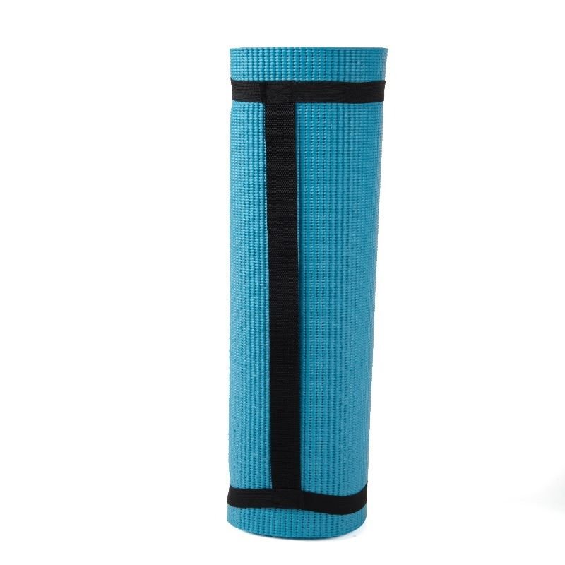 Tapete Para Yoga 6mm Azul Con Cinta De Transportación Amazing Fitness®