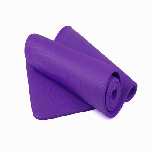 Tapete Para Yoga 10mm Morado Con Cinta De Transportación Amazing Fitness®