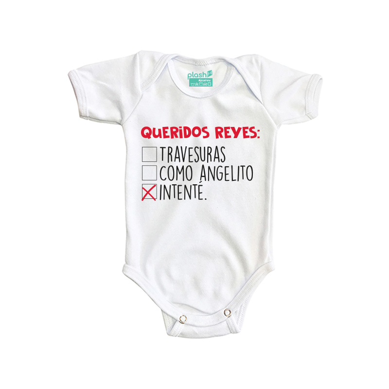 Pañalero Plash Estampado Queridos Reyes Intenté