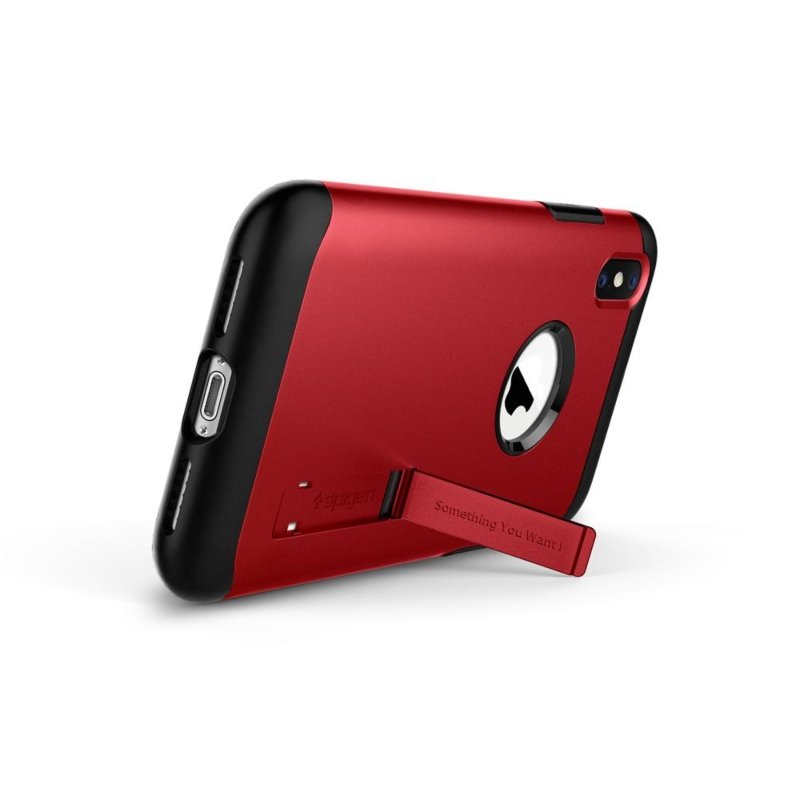 Funda Rojo Slim Armor iPhone XS Max Spigen