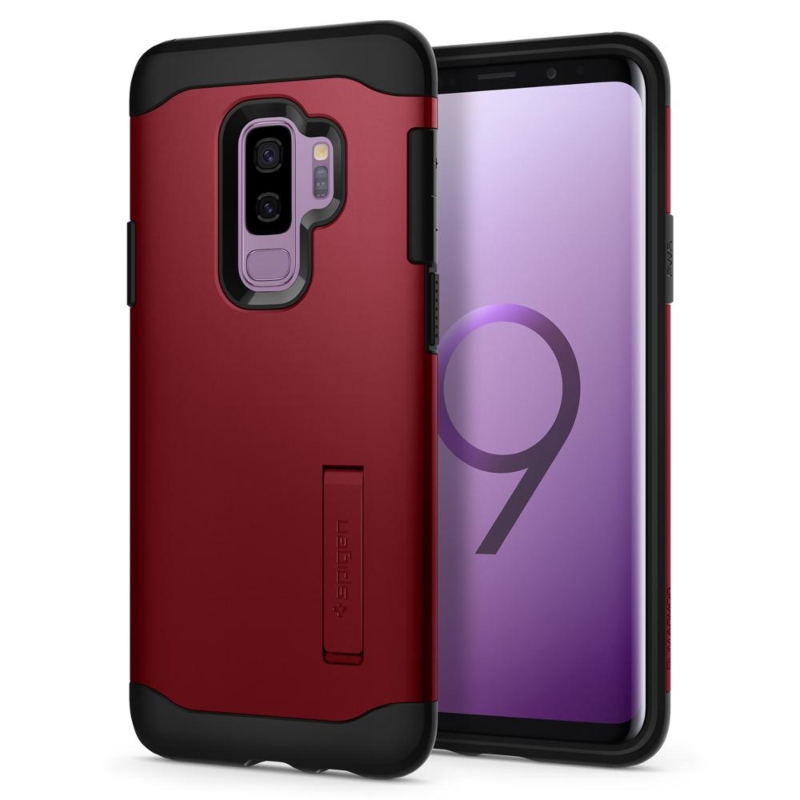 Funda Rojo Slim Armor Galaxy S9 Plus  Premium Spigen