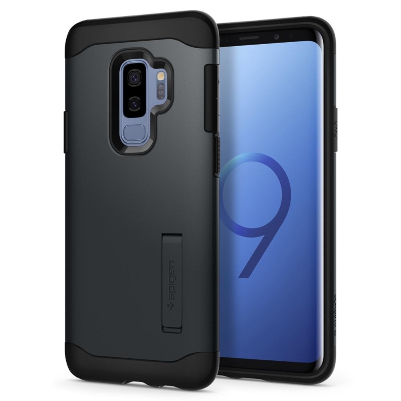 Funda Azul Acero Slim Armor Galaxy S9 Plus Premium Spigen