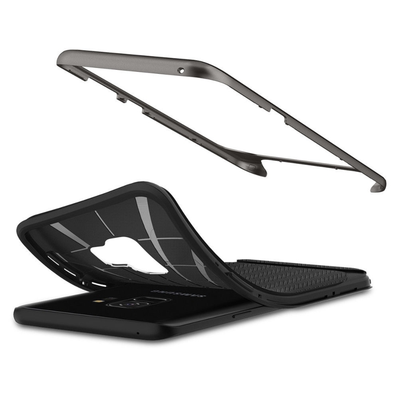 Funda Gunmetal Neo Hybrid Galaxy S9 Spigen