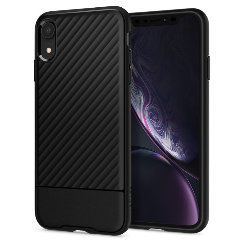 Funda Negro Core Armor IPhone XR Spigen Funda Negro Core Armor IPhone XR Spigen