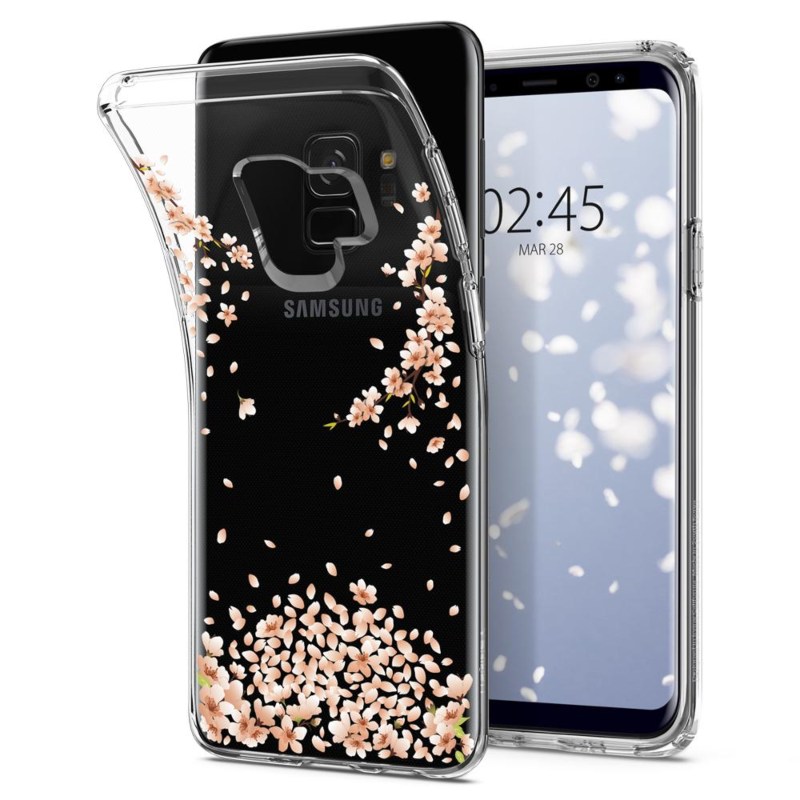 Funda Transparente Liquid Crystal Blossom Galaxy S9 Plus Spigen