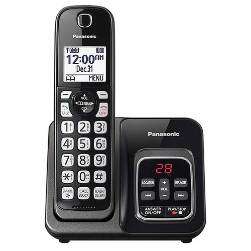 Panasonic KX-TGD530M 1 auricular con bloqueo de llamadas y contestador automático REACONDICIONADO