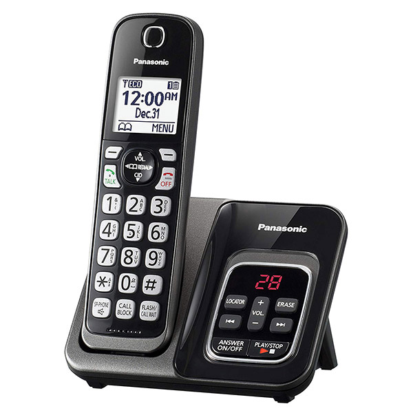Panasonic KX-TGD530M 1 auricular con bloqueo de llamadas y contestador automático REACONDICIONADO