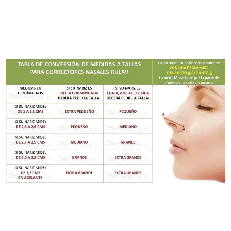 Corrector Nasal Rulav Extra Pequeño