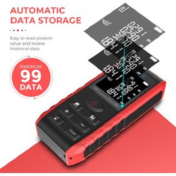 Medidor de Distancia Laser metro digital Telemetro distanciometro Flexometro