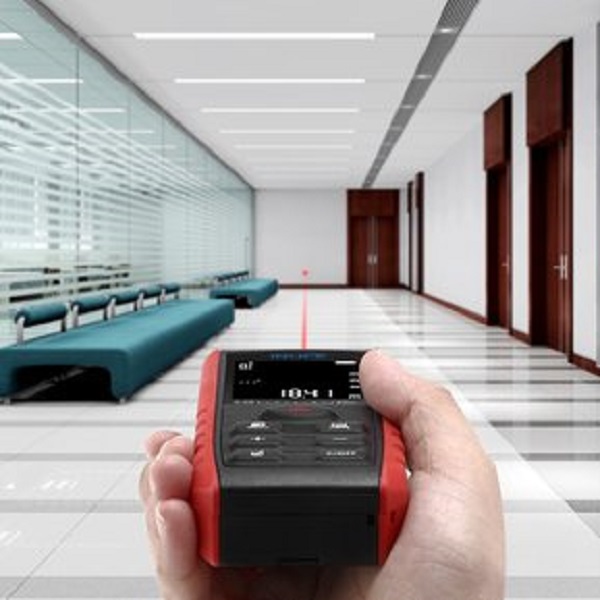 Medidor de Distancia Laser metro digital Telemetro distanciometro Flexometro