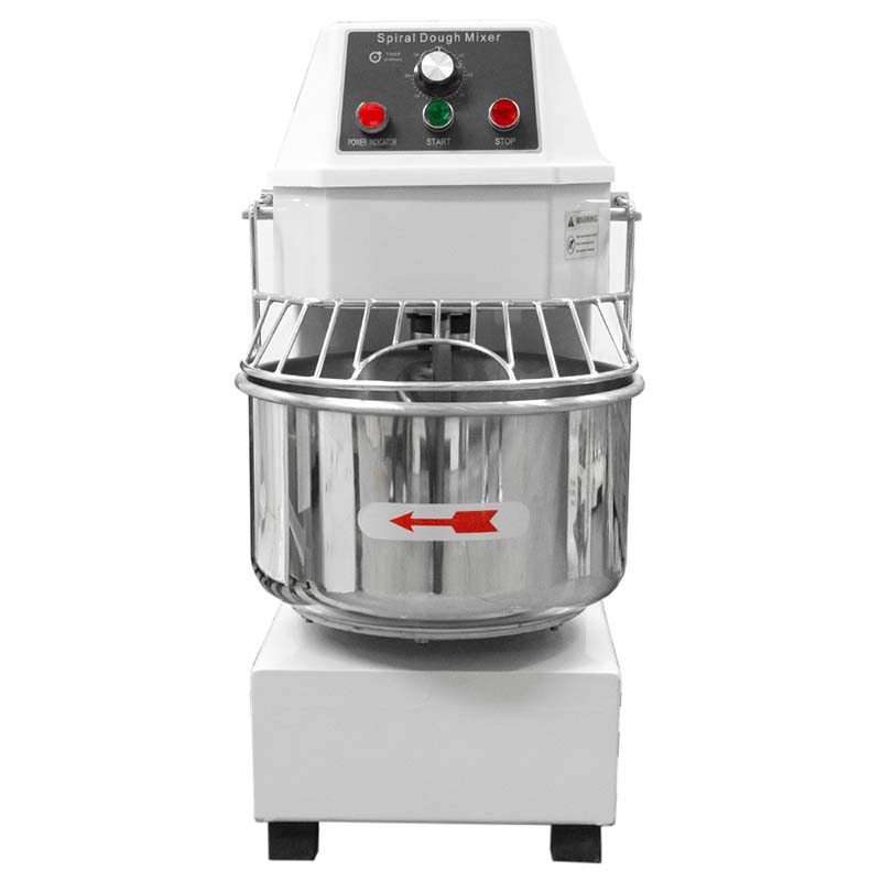 Amasadora Revolvedora 20lts Industrial 1Hp Tazón Acero Inoxidable 1 Velocidad