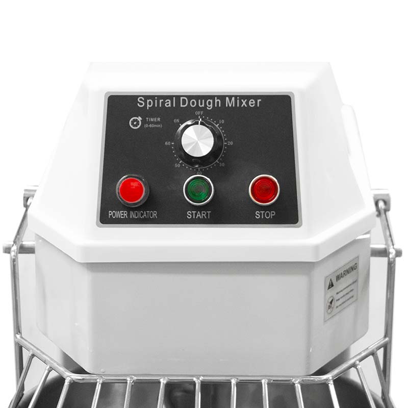 Amasadora Revolvedora 20lts Industrial 1Hp Tazón Acero Inoxidable 1 Velocidad