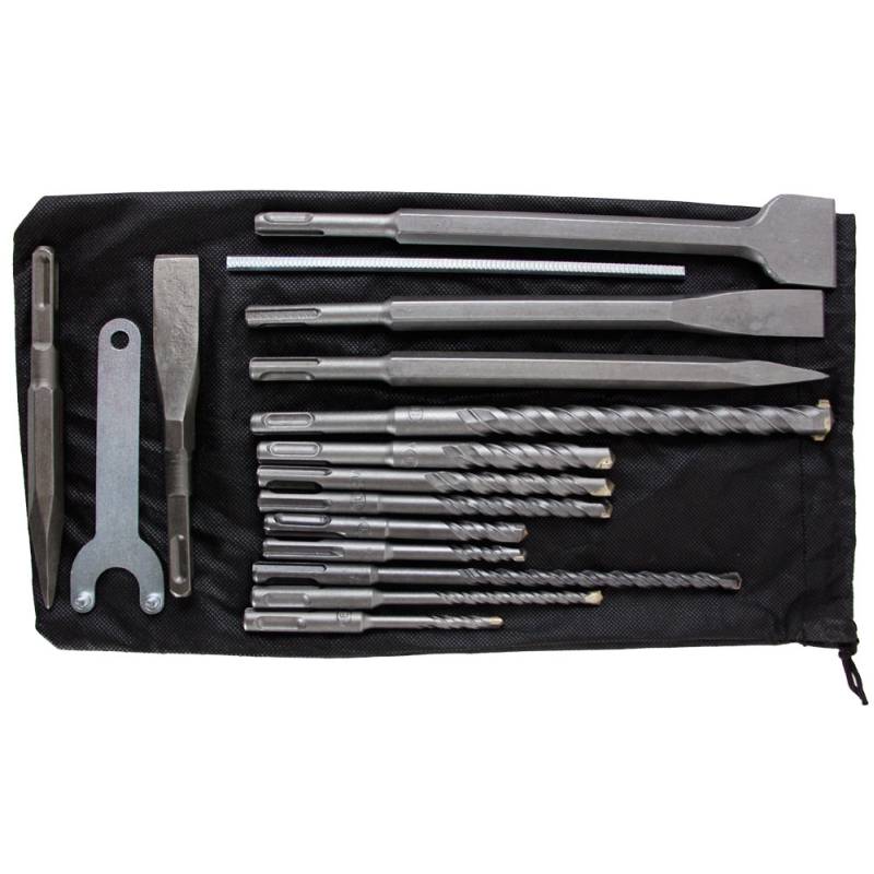 Rotomartillo Esmeril Kit Plus Demoledor Brocas 110 V 980 W