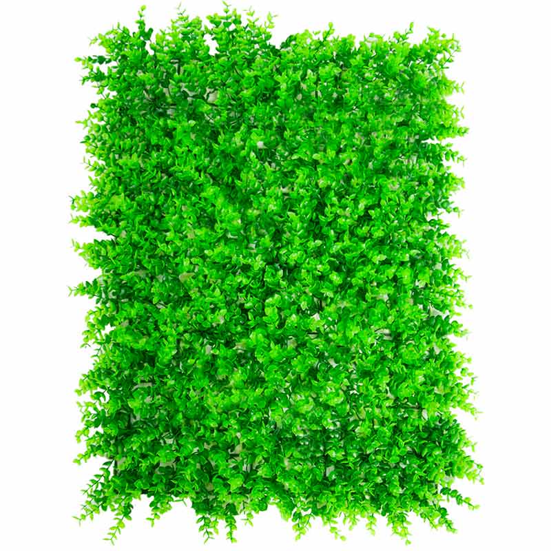 Muro Verde 10 Piezas Follaje Artificial Pared Decorativo 60x40 Pasto