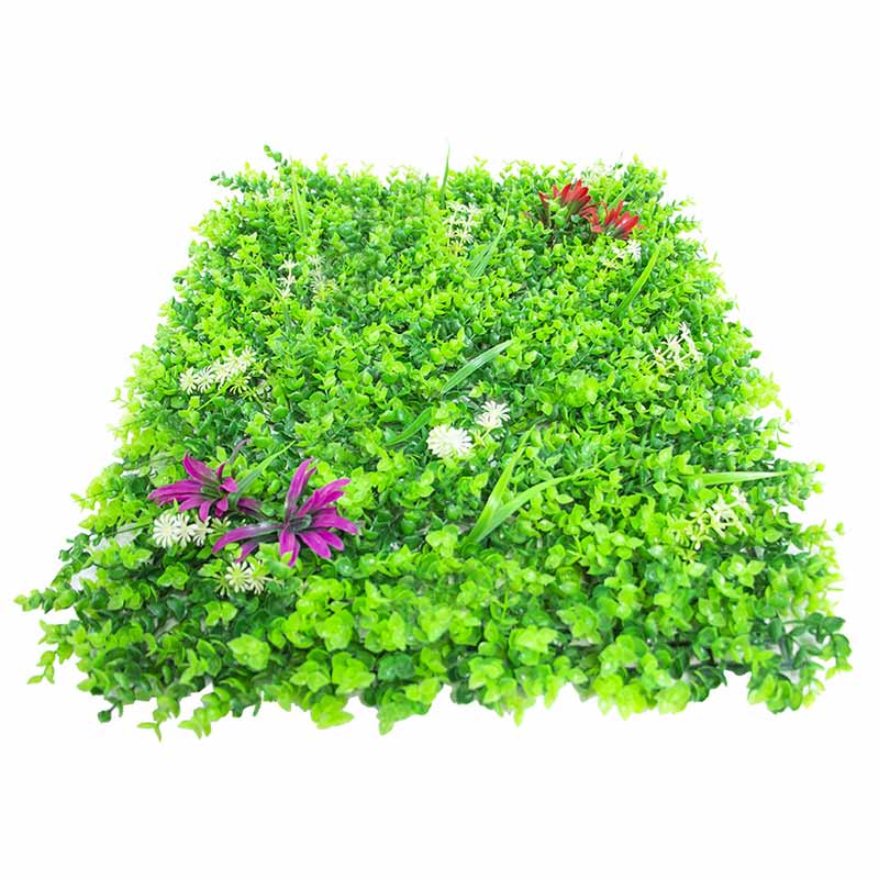 Follaje Artificial 10 Piezas Flores Muro Verde Pared Decorativo 60x40