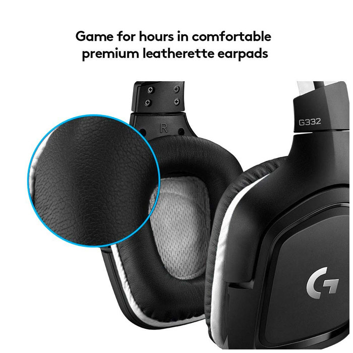 DIADEMA LOGITECH G332 SE GAMMING NEGRO-BLANCO 