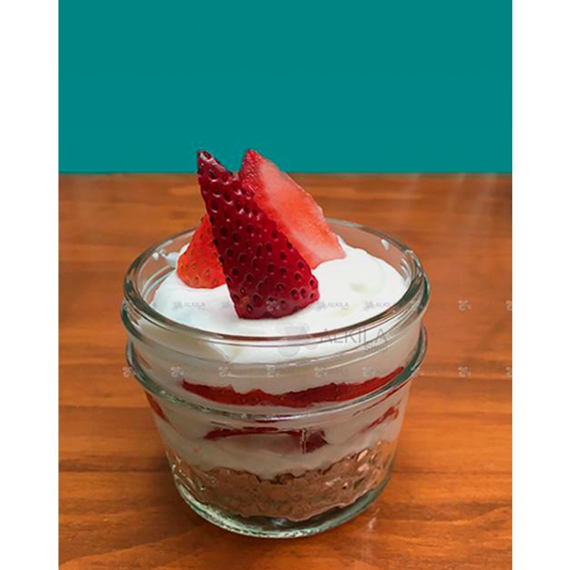 Frasco De Vidrio Con Tapa Mason Jar Ball Quilted 4oz Boca Regular 6 Piezas