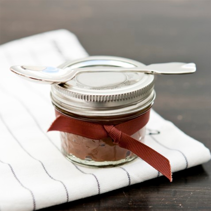 Frasco De Vidrio Con Tapa Mason Jar Ball Quilted 4oz Boca Regular 6 Piezas