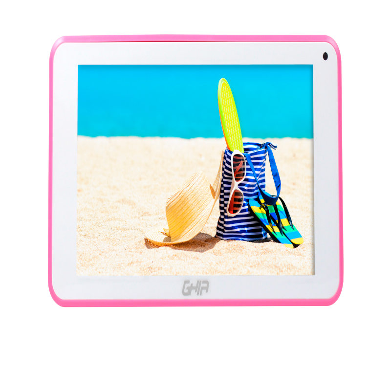 Tablet GHIA Axis7 - 7" - Cortex A64 - 1GB - 8GB - Cámara Dual - Wi-Fi - Bluetooth - Android - Rosa