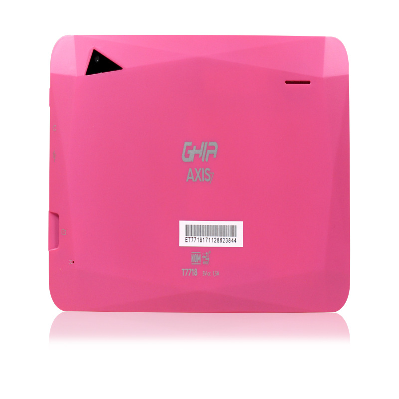 Tablet GHIA Axis7 - 7" - Cortex A64 - 1GB - 8GB - Cámara Dual - Wi-Fi - Bluetooth - Android - Rosa