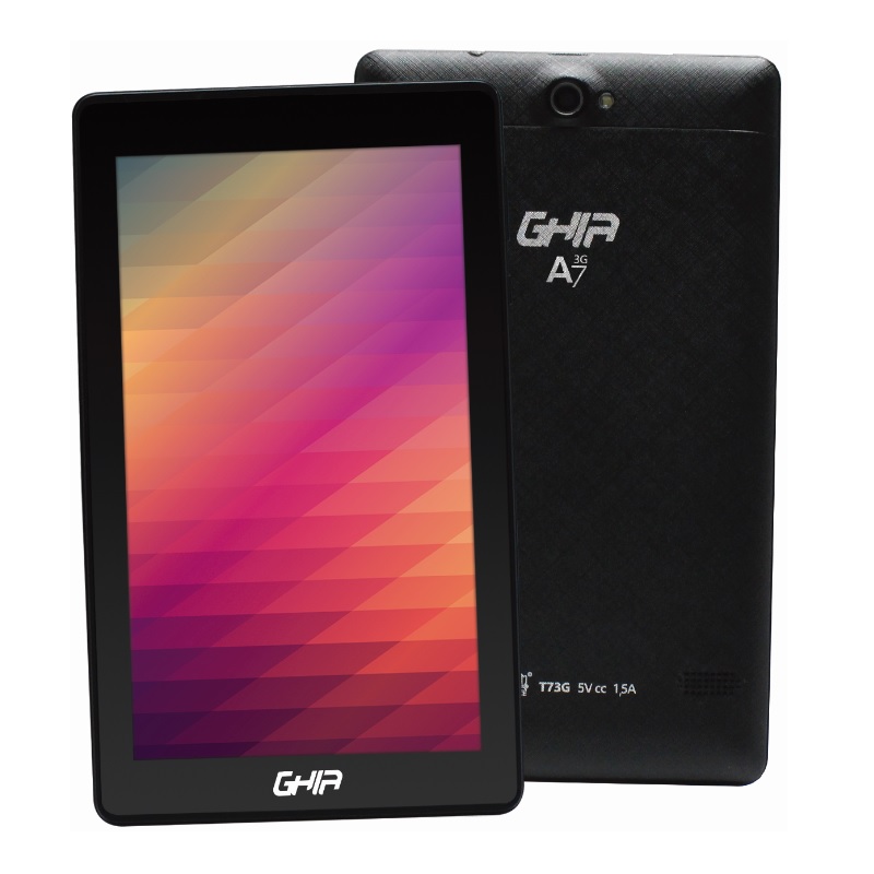 Tablet GHIA Axis 7 3G - Pantalla de 7" - 8GB - 1024 x 600 Pixeles - Android 8.1 - Bluetooth - Negro