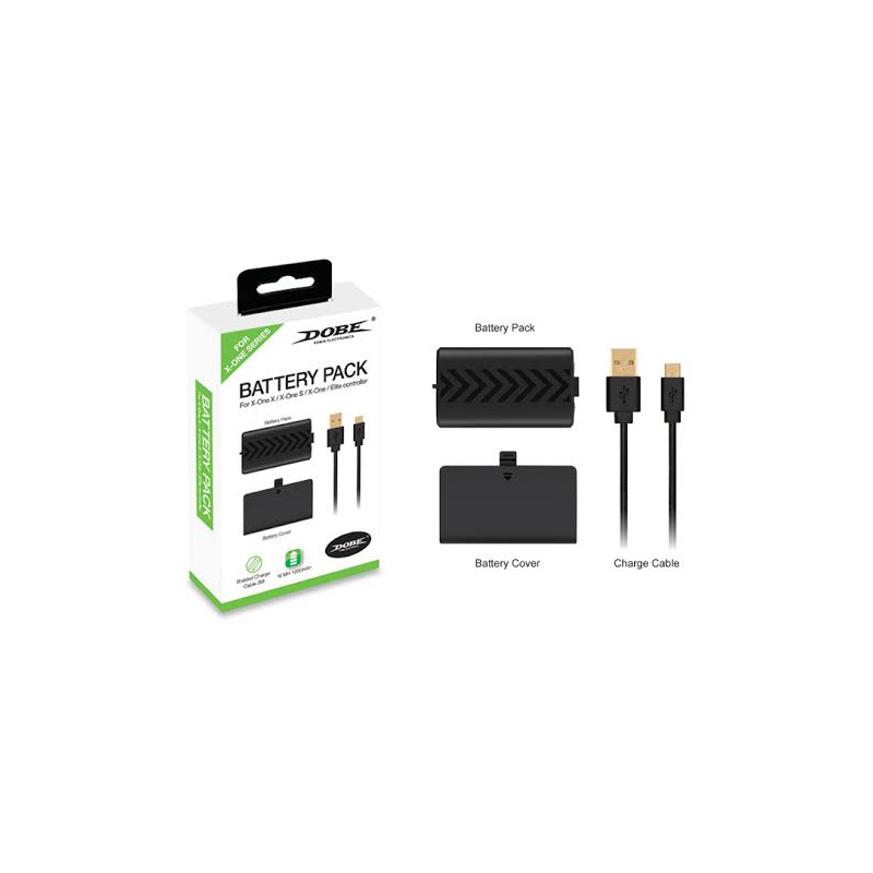 Xbox One S / X / Elite Kit Carga Y Juega 1200 mAh Compatible Con Xbox One