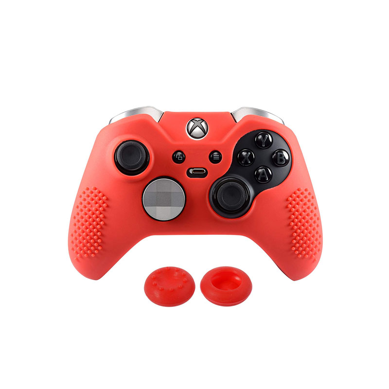 Xbox One Elite Funda Silicona Compatible Con Xbox One Elite (Roja)