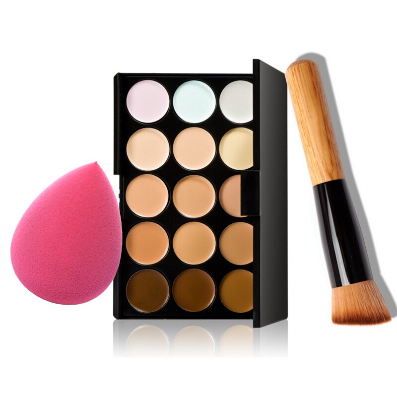 Paleta De 40 Sombras + Brochas + Correctores + Esponja