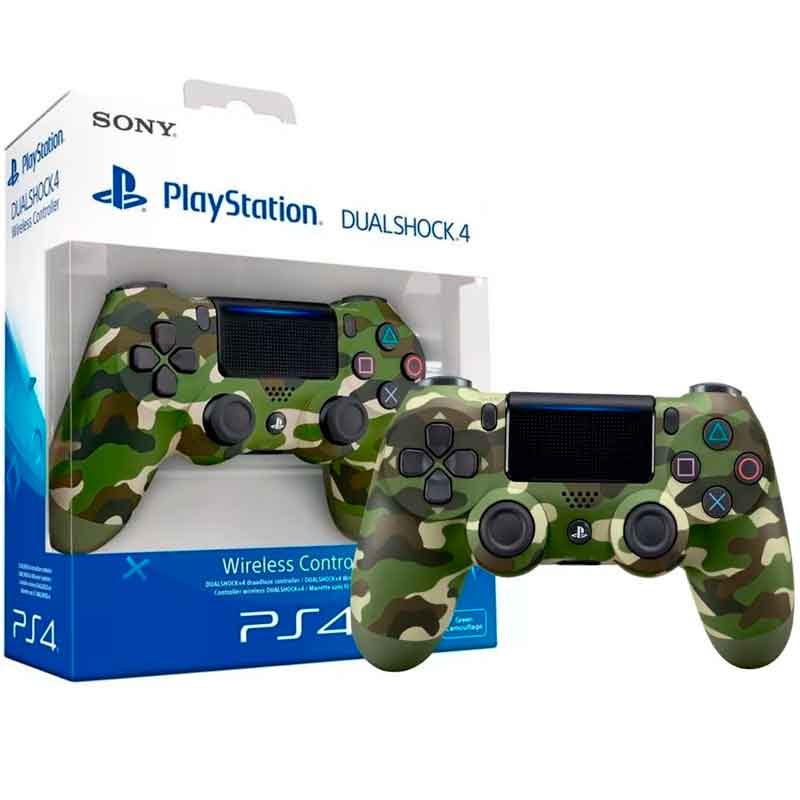 Control Ps4 Sony Play Station 4 Dualshock 4 Green Camuflaje