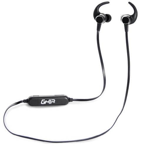 Audifonos Auriculares GHIA ASTEROID Sport Bluetooth - MICRO USB - Color Negro/Plata - Manos Libres - Bluetooth 5.0 - 10 Mts de Alcance