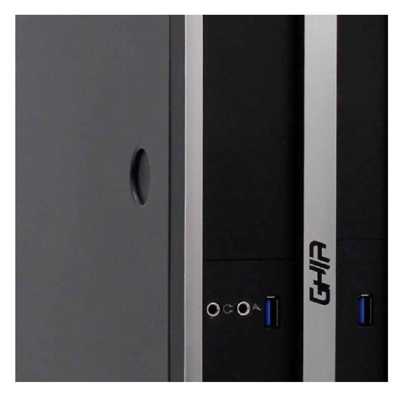 Computadora GHIA Frontier Slim - Intel Core i3-8100 - 8GB - 1TB - Windows 10 Pro