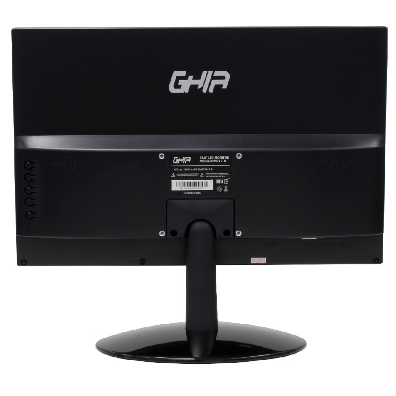 Monitor LED GHIA - pantalla de 15.6" - 1920 x 1080 - VGA - HDMI - 5ms