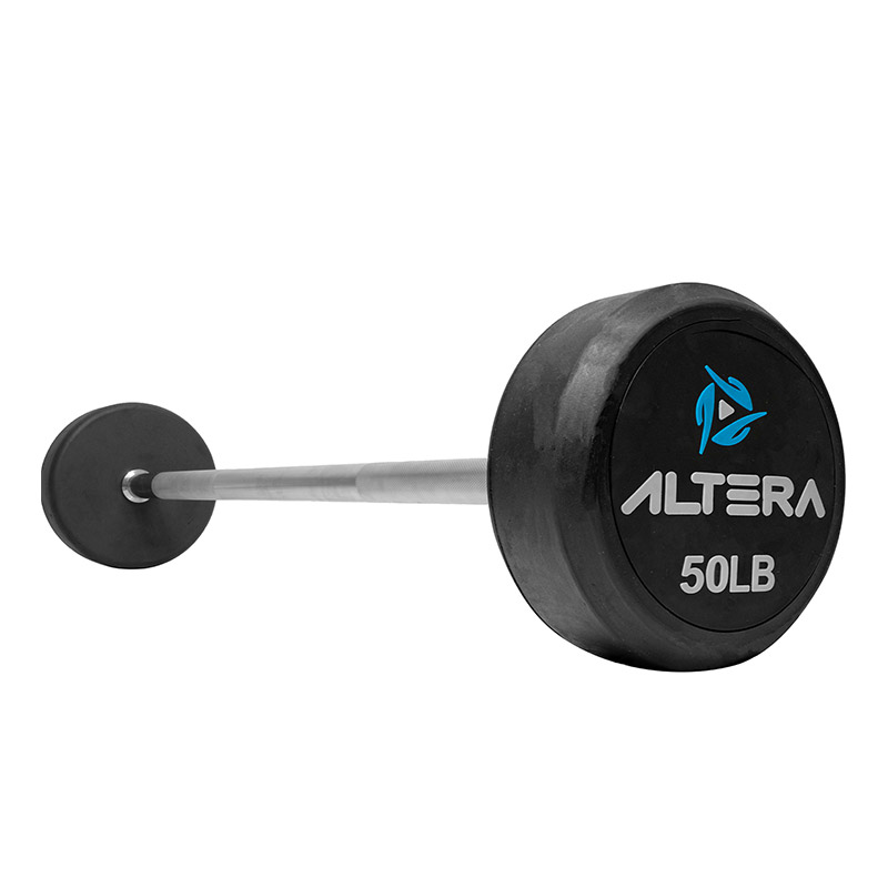 Barra Recta Peso Integrado Gym Crossfit 50LBS Fijo