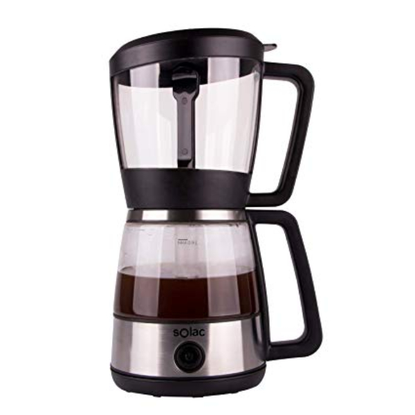 Cafetera Sifón De Extracción Al Vacío, Color Metálico Solac Sbrewer