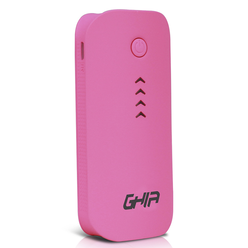 Batería Portátil GHIA Volta GAC-021 - 3600 mAh - 1 USB - Rosa