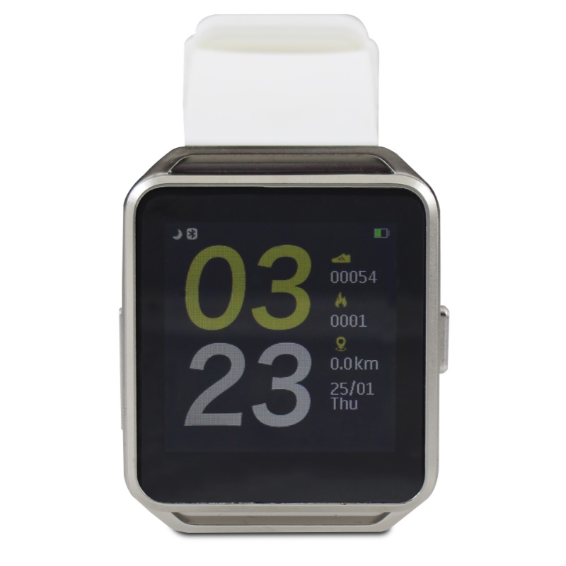 Smart Watch GHIA - 1.54" Touch - Bluetooth 4.0 - iOS/Android - Blanco